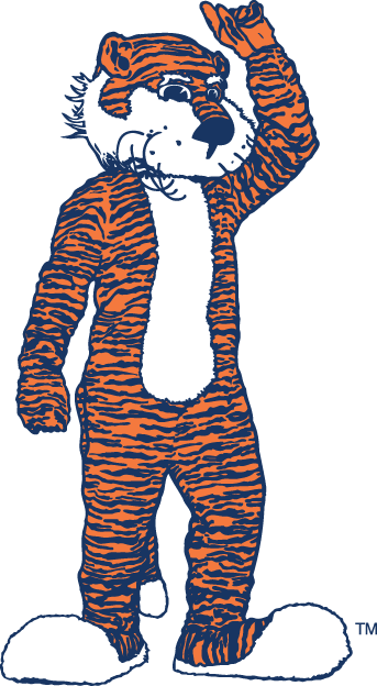 Auburn Tigers 1981-2003 Mascot Logo t shirts DIY iron ons